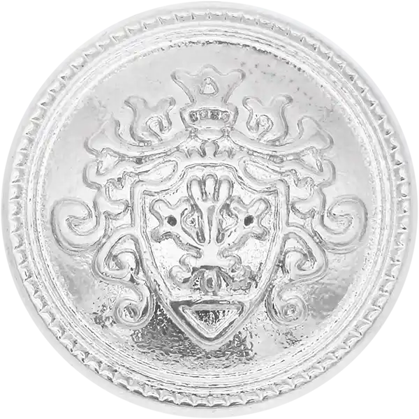  BLZ42 - Shield Emblem Sewing Button