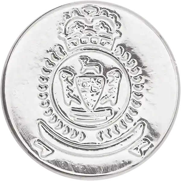  BLZ43 - Flat Surface Royal Shank Button