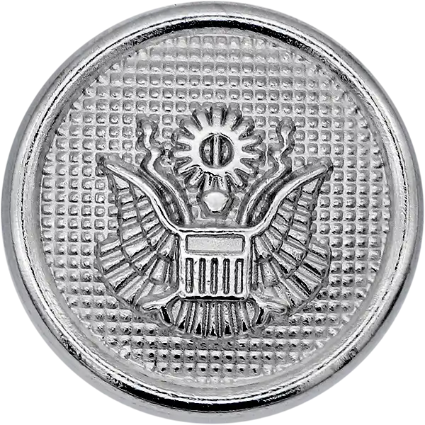  BLZ52 - Antique Emblem Metal Button