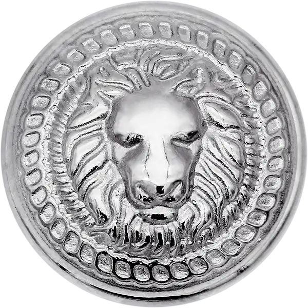  BLZ53 - Maned Lion Head Button
