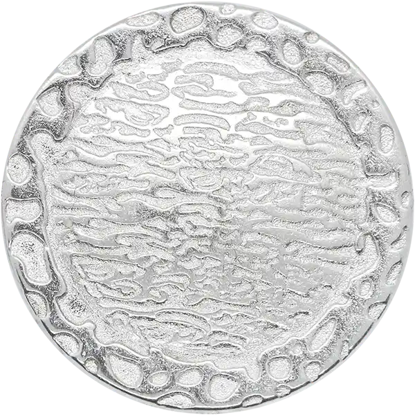  BLZ74 - Natural Patterned Contoured Button