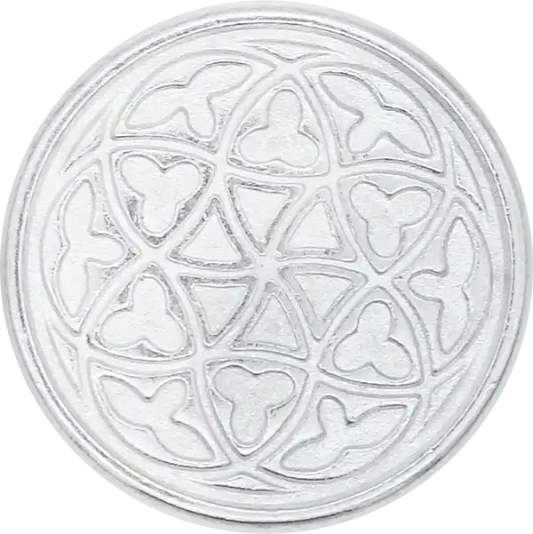  BLZ77 - Authentic Patterned Metal Button