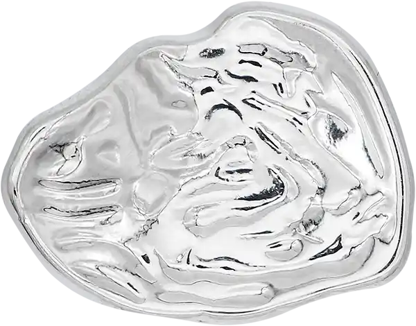  BLZ106 - Finger Print Pattern Metal Sewing Button