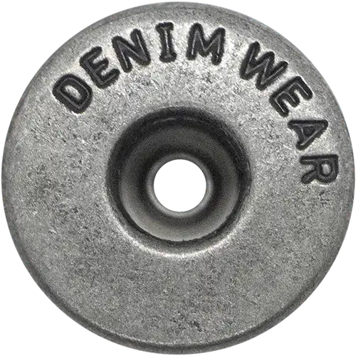  BJB13 - Denim Wear Logo Jeans Button