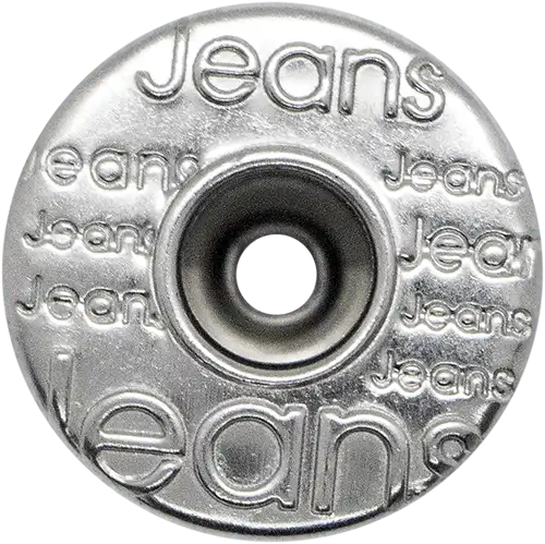  BJB26 - Hole In Center Jeans Logo Button