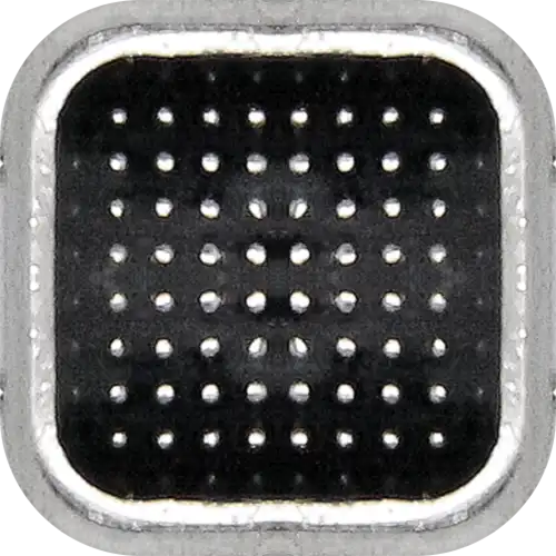  PSBC38 - Dot Patterned Square Prong Snap Cap